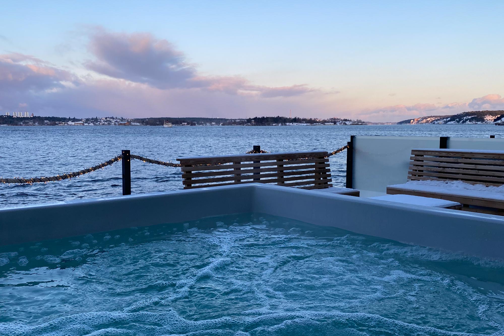 Utsikten från Njutas spa