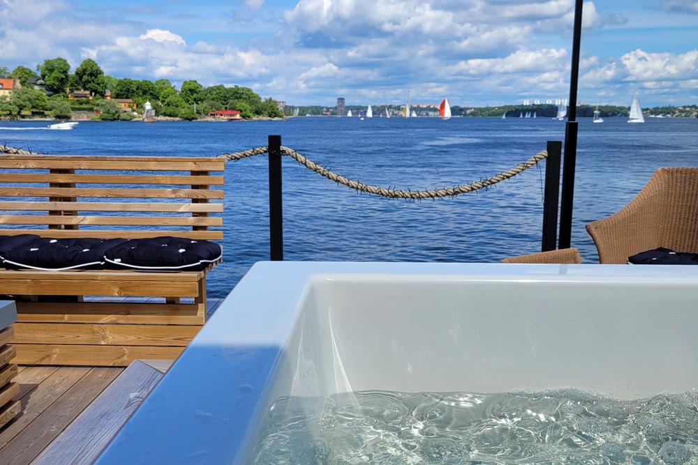 Utsikten från Njutas spa