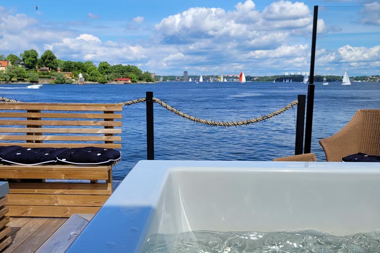 Utsikten från Njutas spa