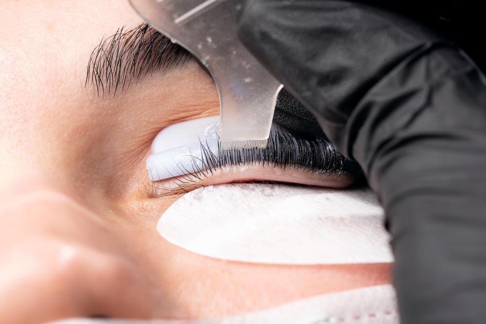 Lashlift på en klinik